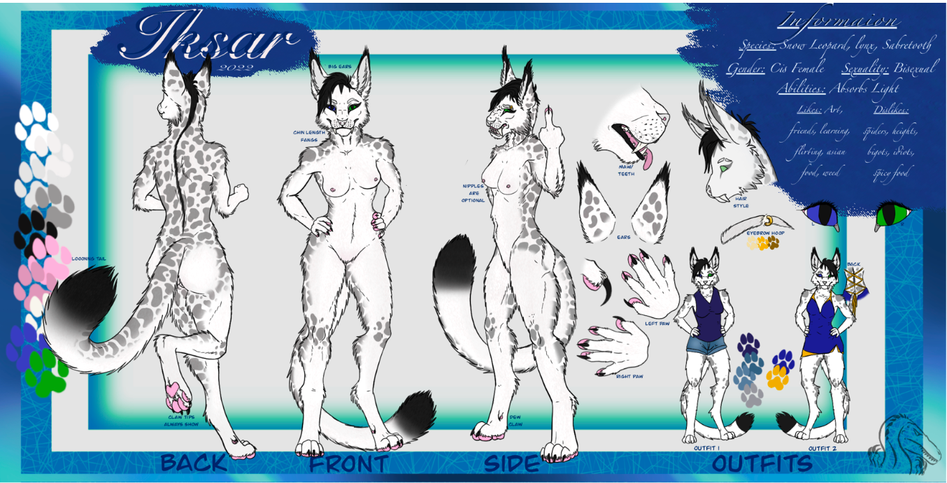 Reference Sheets $100USD+